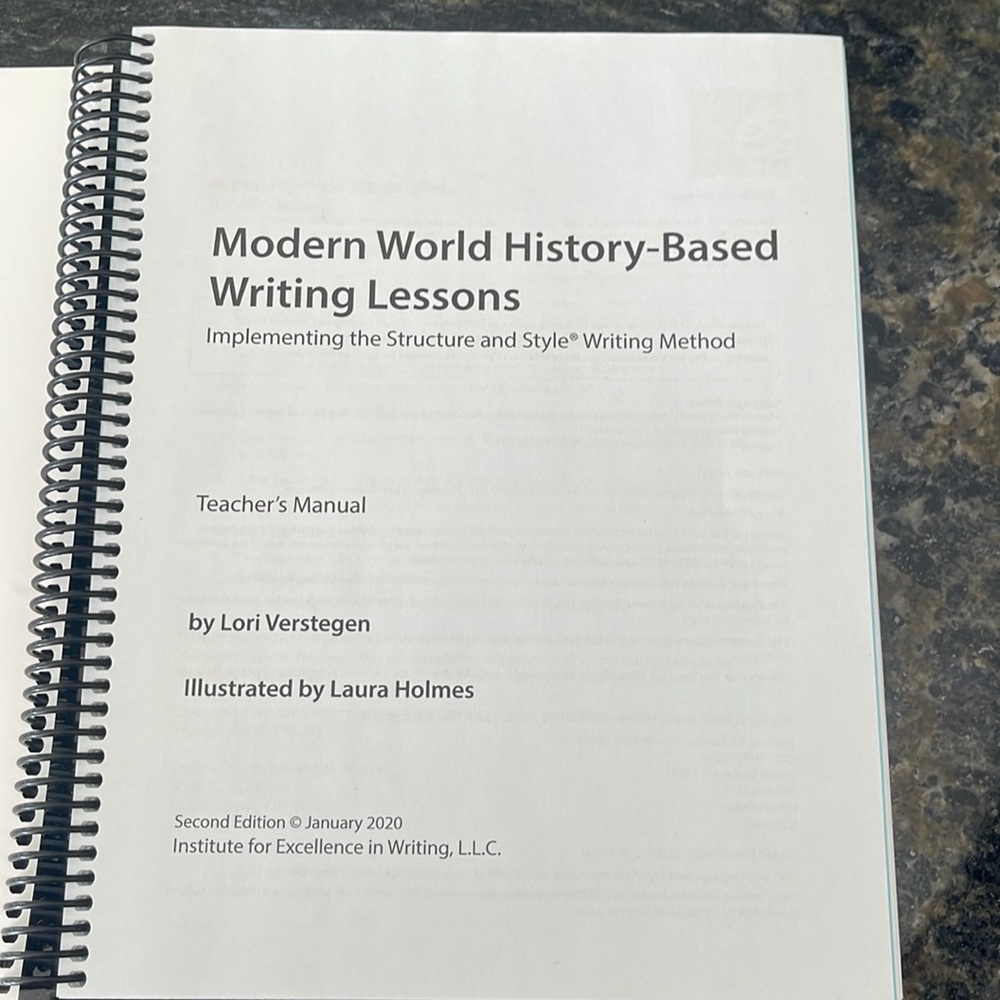 IEW  Modern World History Based Writing Lessons - Picture 2 of 3